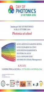Locandina day of photonics 2